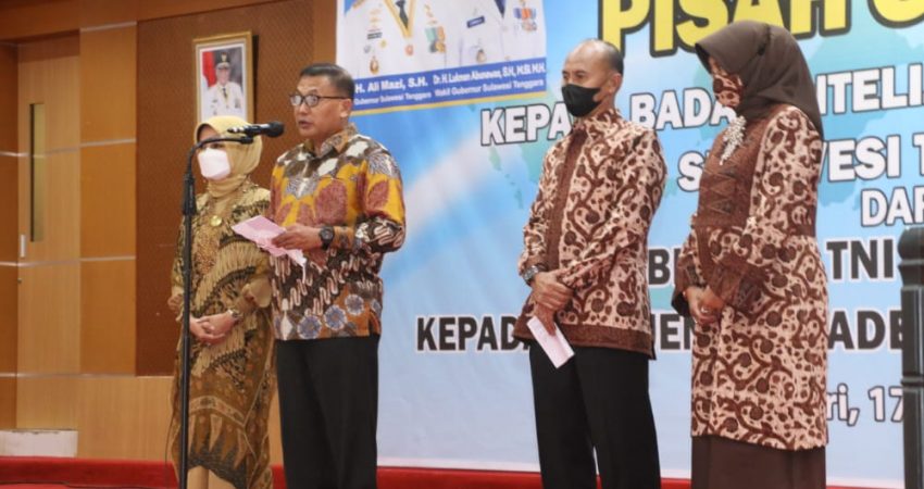 Pisah Sambut Kabinda, Ini Kenang-kenangan dari Pemprov