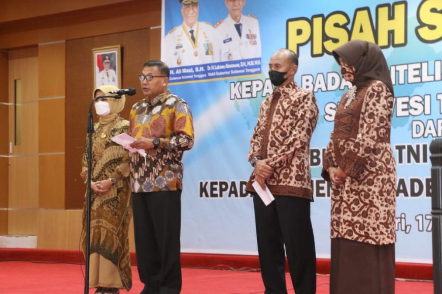 Brigjen TNI Aminullah selaku Kabinda Sultra yang lama