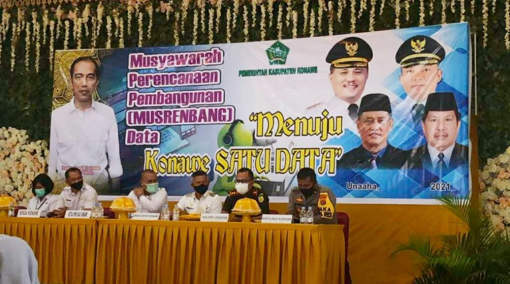 Menuju Konawe Satu Data, Pemda Konawe Gelar Musrembang Data