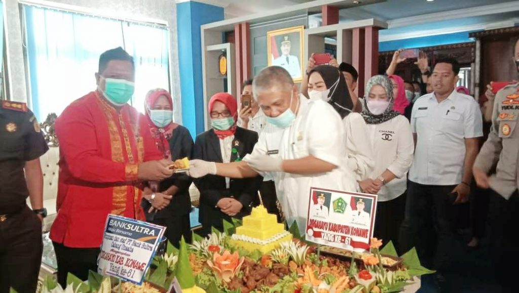 Suasana perayaan Hut Konawe ke-61.