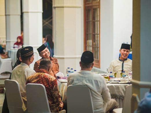 Para kepala OPD saat berbuka puasa bersama