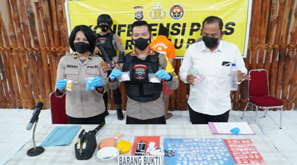 Berantas Narkoba, Polres Baubau Amankan Bandar dan Ratusan Gram Sabu