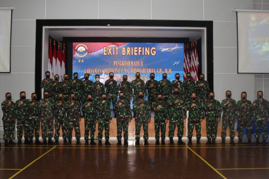 Pangkoarmada II Gelar Exit Briefing