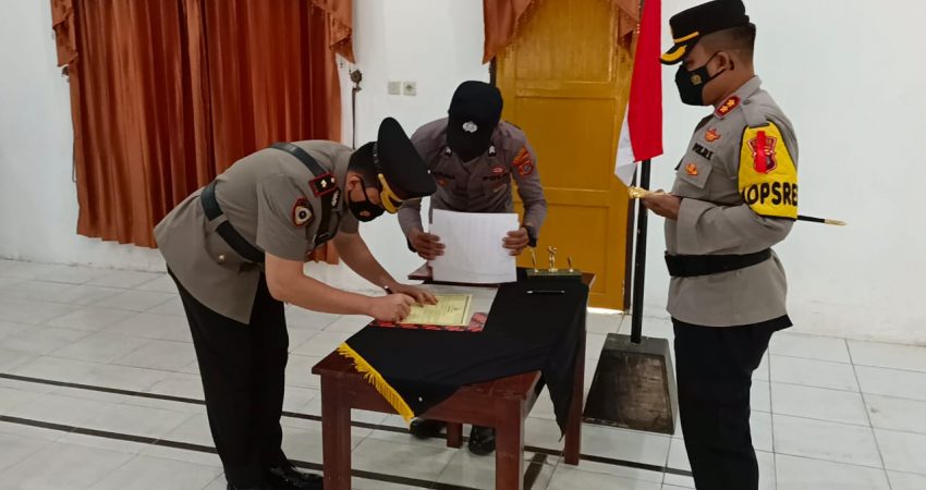 Tingkatkan Produktifitas dan Kinerja Kesatuan, Polres Konsel Gelar Pelantikan dan Sertijab