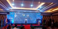 Gubernur Sultra, H. Ali Mazi, SH saat memberi sambutan