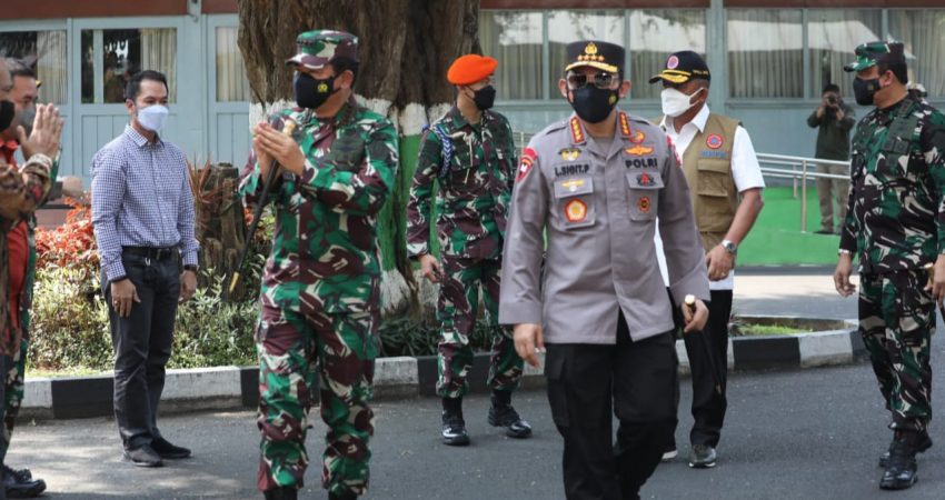 Cek Penanganan Covid 19 di Kudus, Panglima TNI, Kapolri dan Kepala BNPB Perintahkan Ini