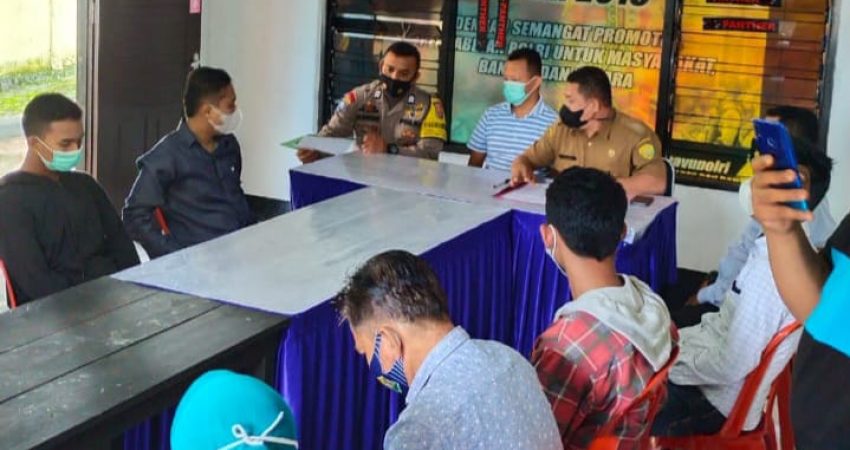 Polsek Murhum Bersama LBH HAMI Baubau Lakukan Upaya Restorative Justice Dalam Kasus Penganiayaan