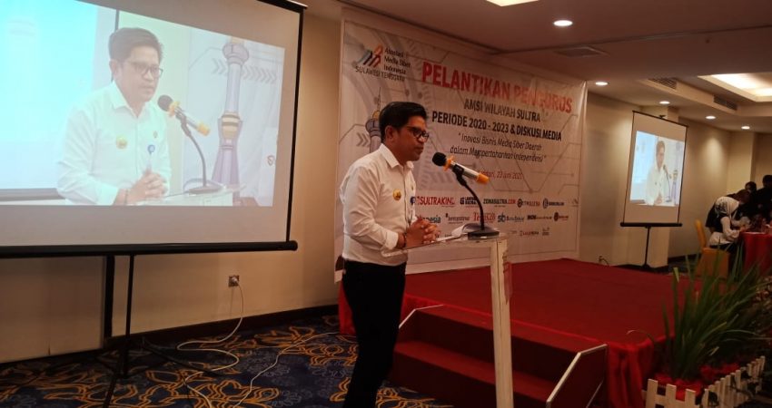 Diwakili Kadis Kominfo Saat Pelantikan AMSI, Gubernur Apresiasi dan Dukung Kebebasan Pers