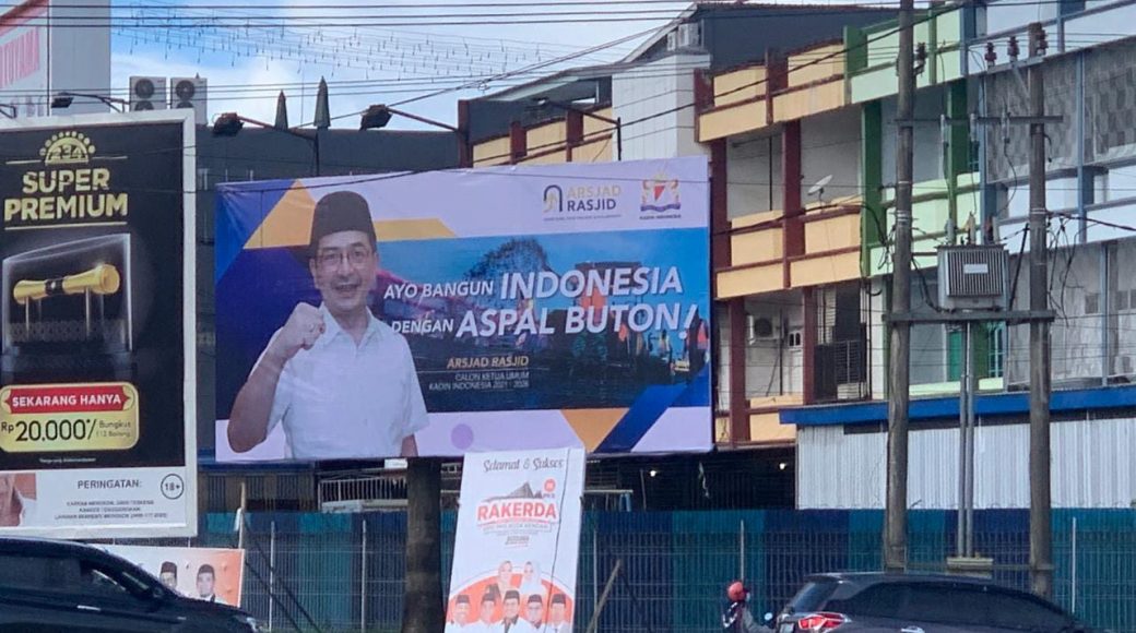 Dukungan Arsjad Rasjid Kembangkan Potensi Aspal Buton Bergema di Kendari