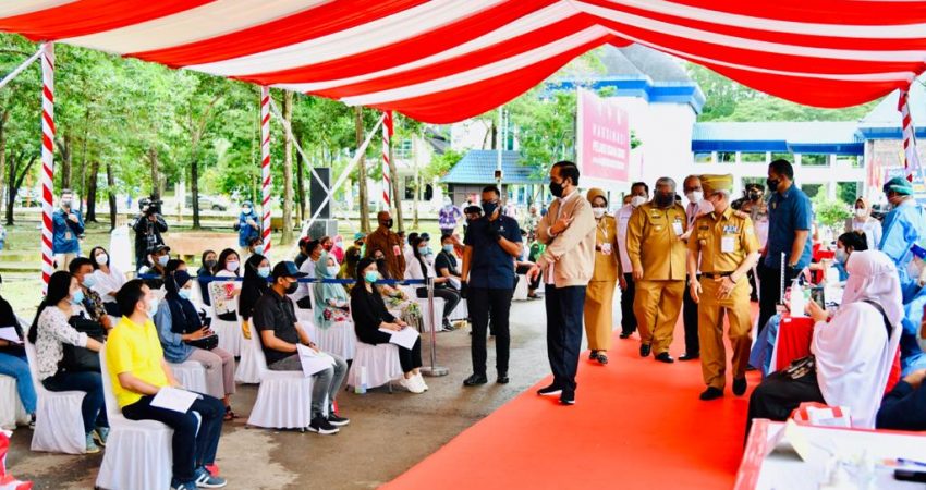 Presiden Ajak Pemda Sultra Dukung Satu Juta Vaksin Per Hari