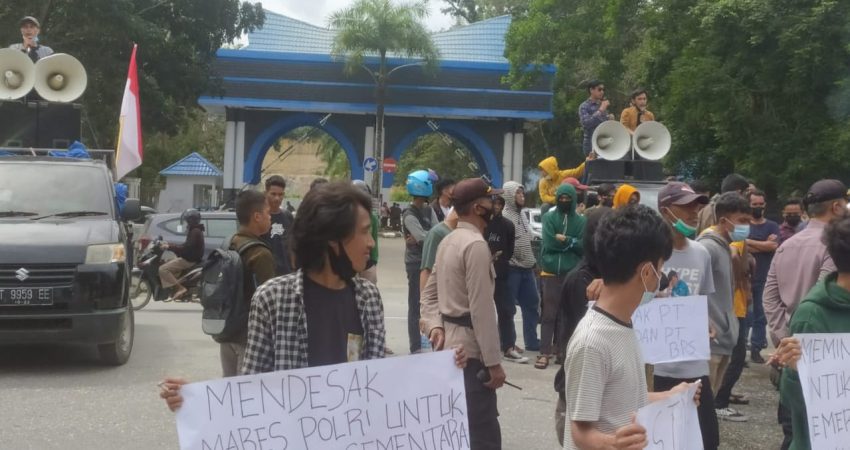 Dugaan Ilegal Mining, PT Tiran Didemo