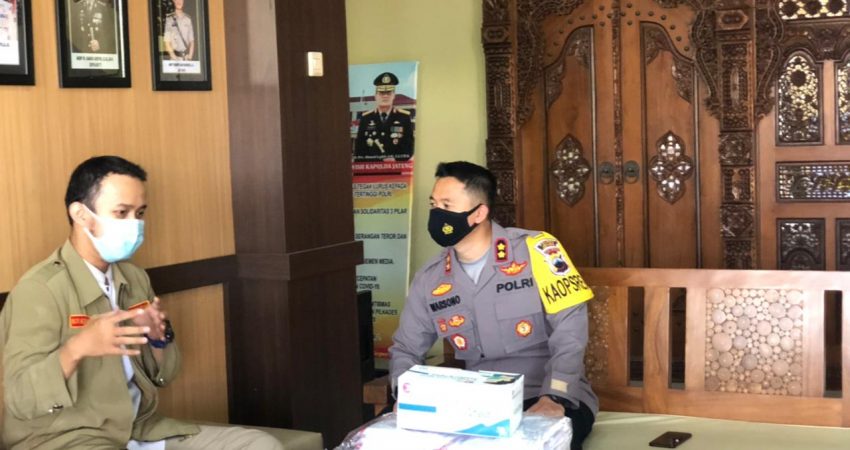 KOKAM Pemuda Muhammadiyah Jepara Ramah-tamah Bersama Kapolres Baru
