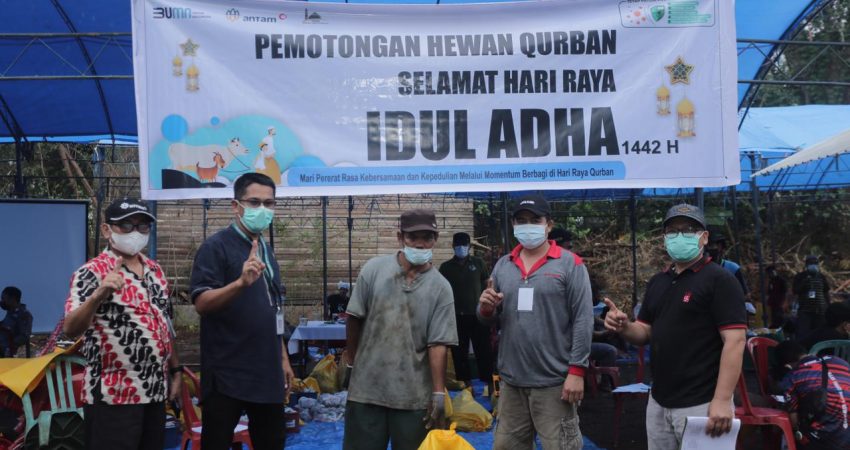 58 Ekor Sapi dan 7 Ekor Kambing Disalurkan ANTAM untuk Masyarakat Kolaka