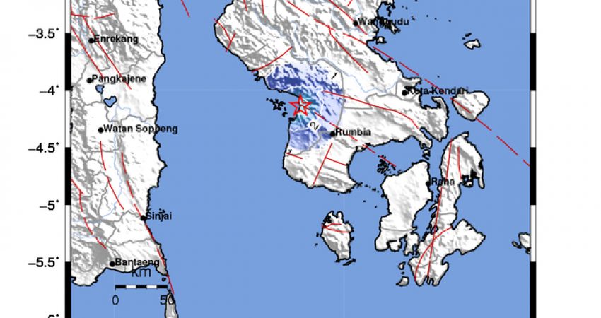 Gempa Bumi Guncang Dua Kabupaten di Sultra