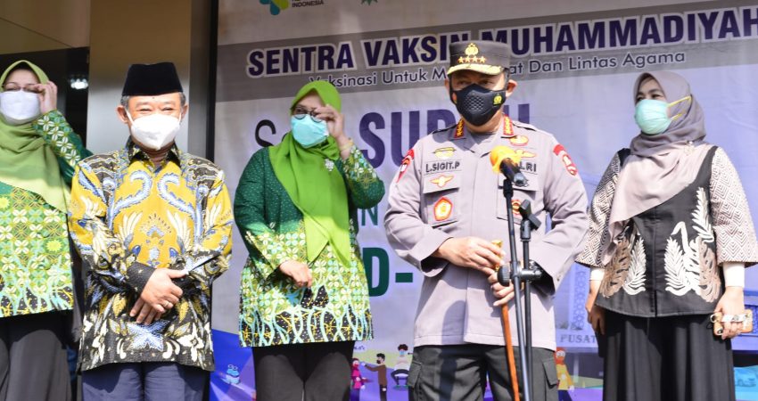 Gandeng Muhammadiyah, Kapolri: Sangat Membantu Percepatan Vaksinasi
