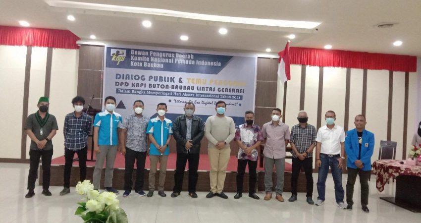 Hadiri Dialog Publik KNPI, Wawali Baubau Dukung Pemuda Bersatu