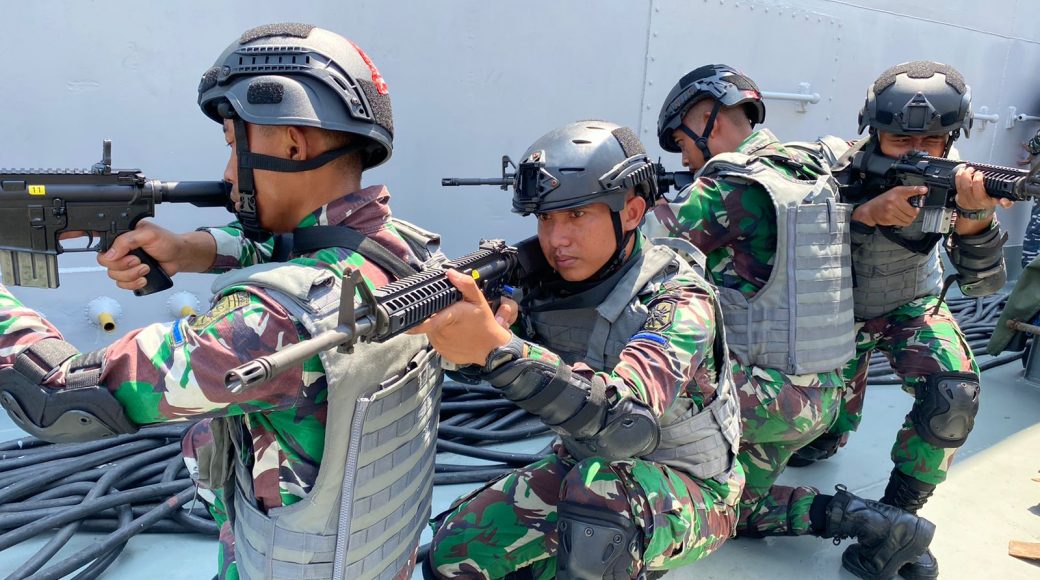 Prajurit KRI Nala -363 Semangat Ikuti Pekan Tempur