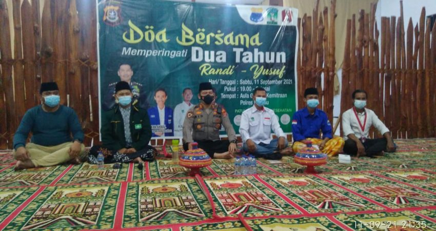 Peringati Tragedi SEDARAH, Sejumlah OKP dan Polres Baubau Gelar Doa Bersama