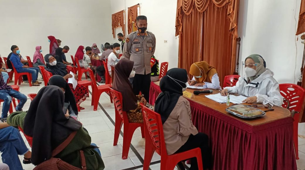 Polres Konsel Gelar Gerai Vaksin Presisi