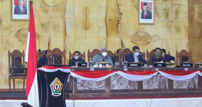Paripurna Bersama DPRD, Gubernur Harap Perekonomian Sultra Memasuki Semester Kedua Kian Baik
