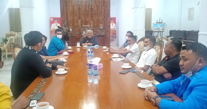 Silaturahmi Bersama KNPI, Gubernur: Tidak Boleh Ada Sekat Dalam Berorganisasi