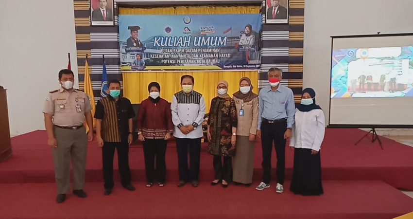 Gelar Kuliah Umum di Unidayan, Kepala BKIPM RI Sampaikan Kebijakan Sistem Jaminan Mutu Perikanan