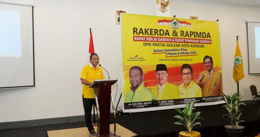 Gelar Rakerda dan Rapimda, Golkar Sultra Lahirkan Figur di Pemilu 2024