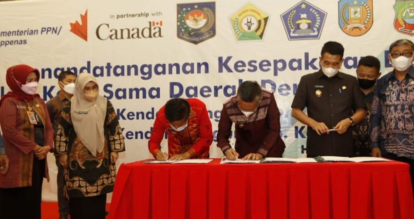 Maksimalkan Potensi Daerah, Pemkot Kendari Teken MoU dengan Dua Kabupaten