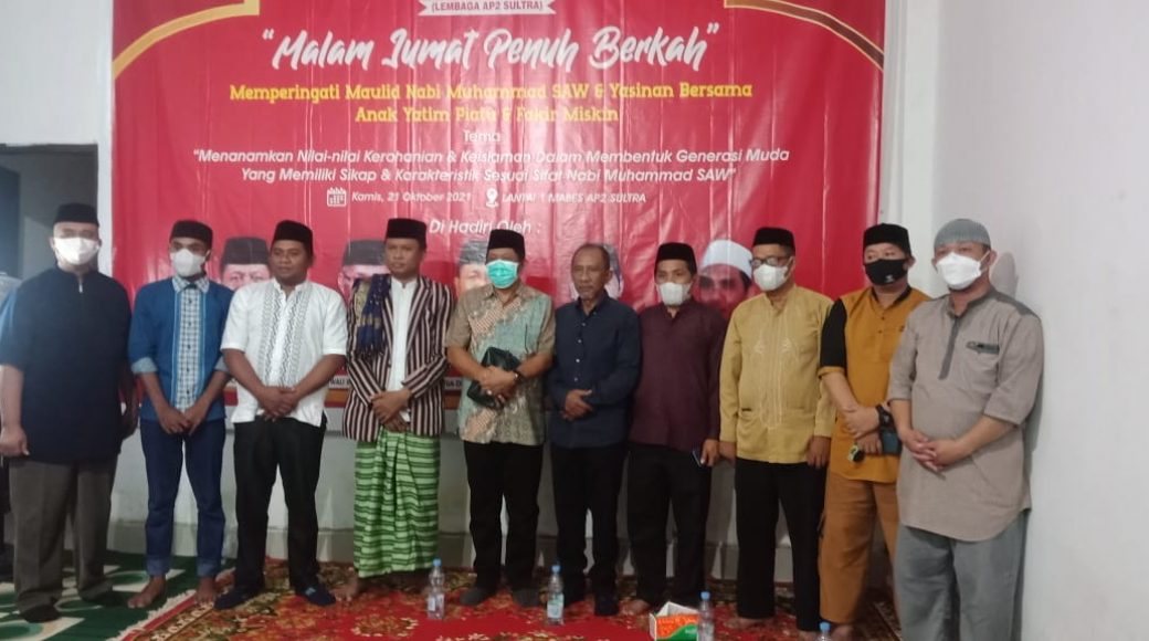 Hadiri Perayaan Maulid Nabi AP2, Hugua: Ini Wadah Paripurna untuk Pemuda Sultra
