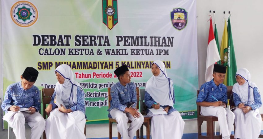 Ponpes Ash-Shiddiq SMP Muhammadiyah 5 Kalinyamatan Gelar Debat dan Pemilihan Ketua IPM