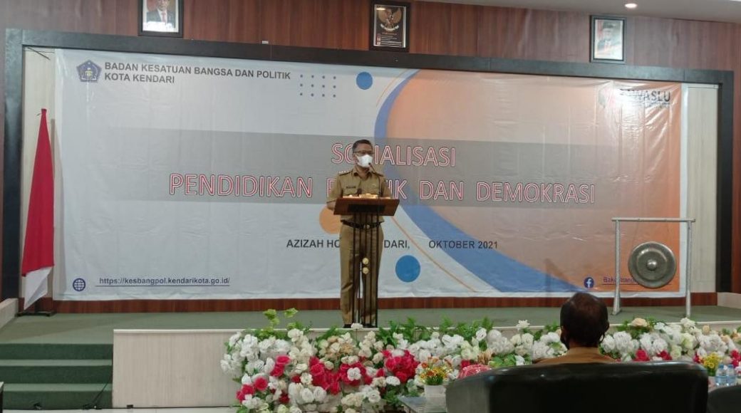 Jelang Pemilu 2024, Kesbangpol Gandeng Bawaslu Kendari Beri Edukasi Politik ke Masyarakat