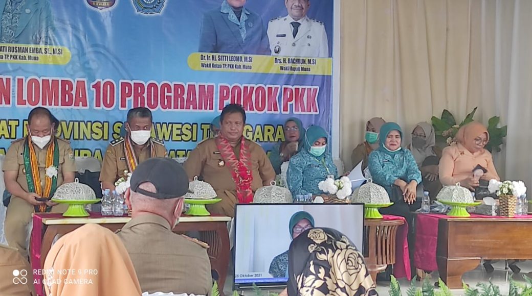 Lomba 10 Program PKK, Desa Napalakura Wakili Muna