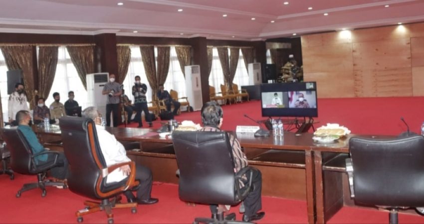 Gubernur Sultra Hadiri Launching Hasil Pendataan Keluarga 2021 Secara Virtual