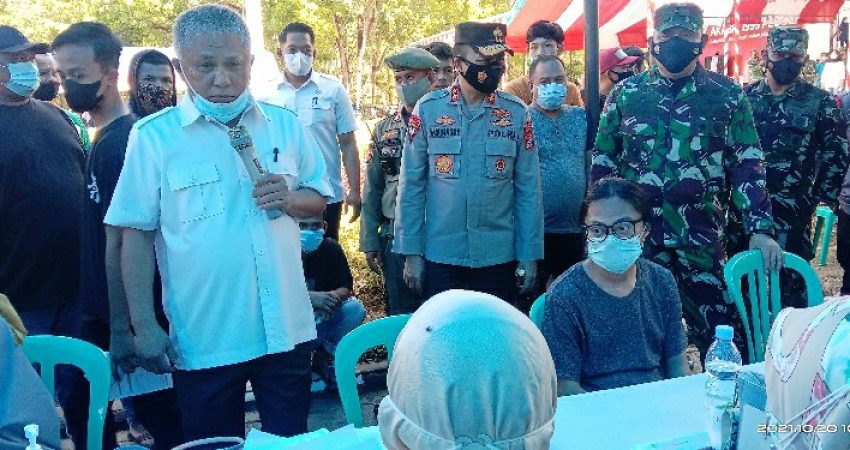 Pemda Konawe Bersama Akabri Gelar Vaksinasi Berhadiah