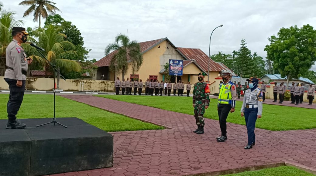 Apel Gelar Pasukan Operasi Zebra-Anoa 2021, Kapolres Konsel: Operasi Dilaksanakan dengan Kegiatan Simpatik