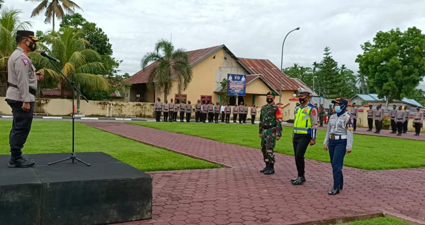 Apel Gelar Pasukan Operasi Zebra-Anoa 2021, Kapolres Konsel: Operasi Dilaksanakan dengan Kegiatan Simpatik