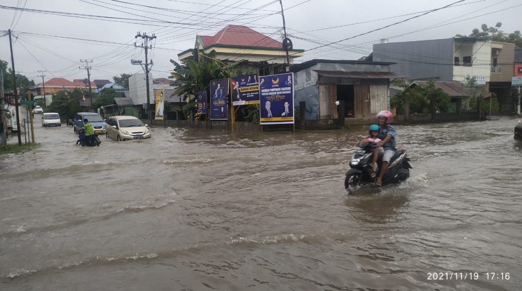 Musim Hujan, Genangan Air Resahkan Warga Kota Baubau