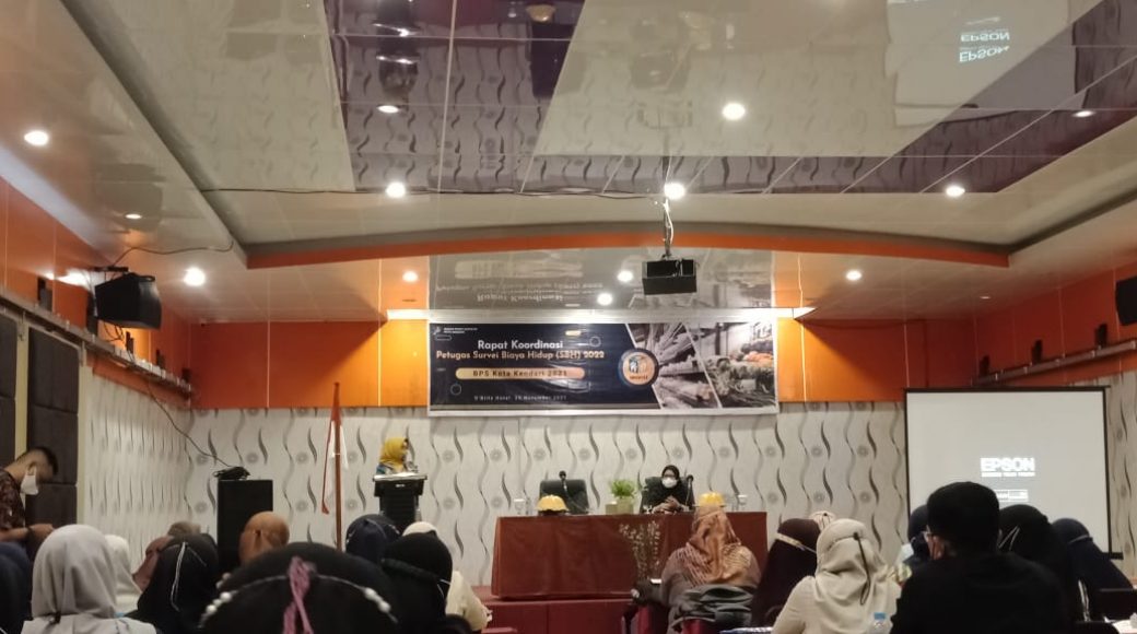 Buka Rakor SBH 2022, Ini 3 Pesan Ketua BPS Kendari untuk PCL dan PML