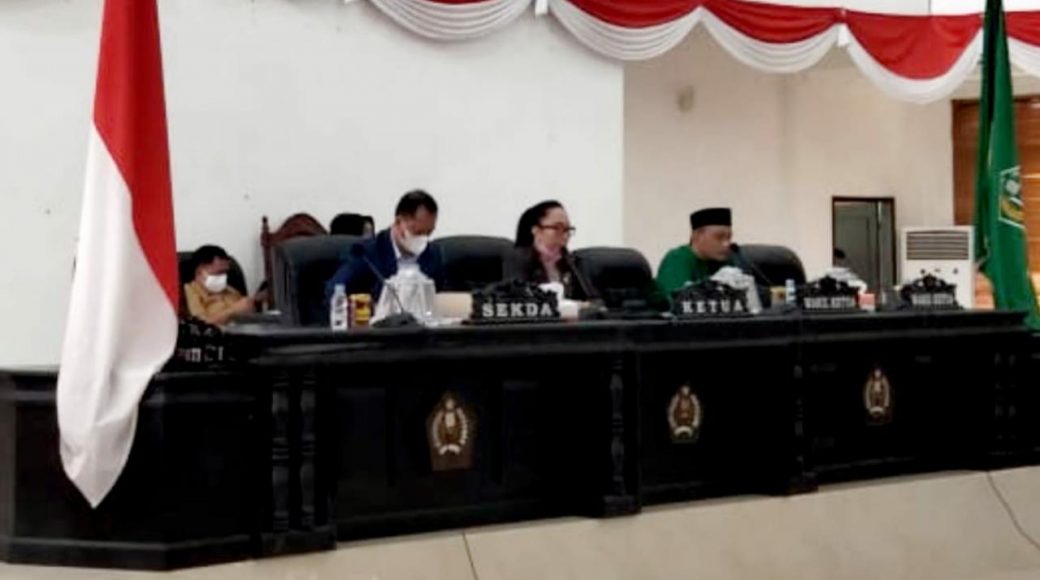 DPRD Konawe Gelar Sidang Paripurna Penandatanganan Nota Kesepakatan KUA-PPAS 2021
