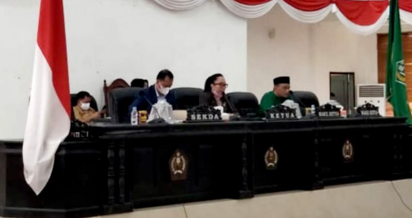 DPRD Konawe Gelar Sidang Paripurna Penandatanganan Nota Kesepakatan KUA-PPAS 2021