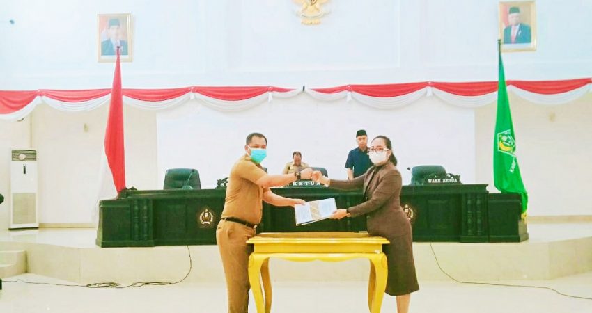 DPRD Konawe Gelar Rapat Paripurna Penyerahan Raperda Tentang Revisi Perda Pengelolaan Keuangan Daerah
