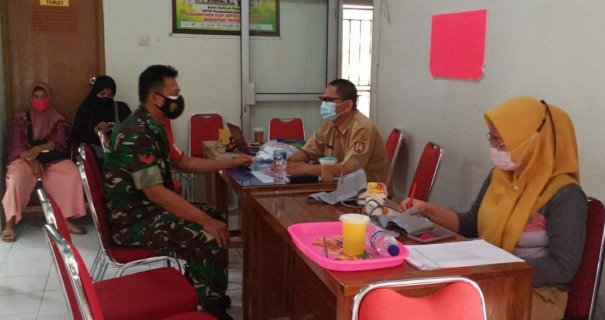 Kapolsek Kaliwungu Monitoring Kegiatan Rapat Evaluasi Percepatan Vaksin Covid 19