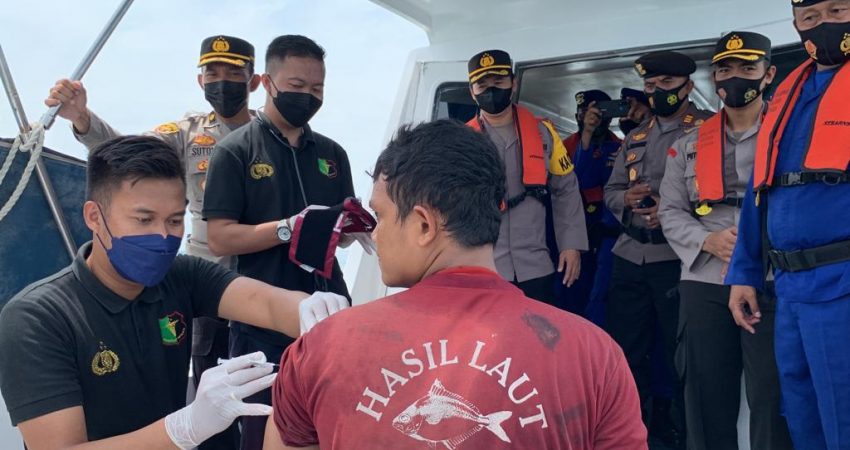 Kapolres Jepara Tinjau Penerapan Prokes Obyek Wisata dan Vaksinasi