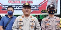 Foto Kapolsek Kolaka Muhammad Arman saat di konfirmasi terkait aplikasi yang diluncurkan