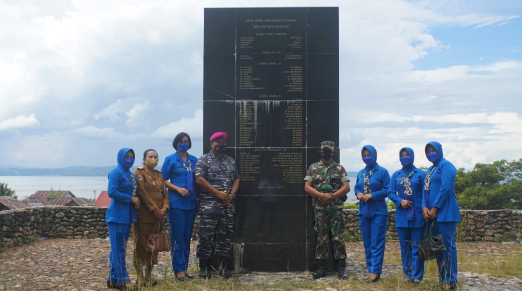 Mengenang Pendaratan Pasukan KKO di Banggai Laut, Danlanal Palu Kunjungi Monumen Trikora