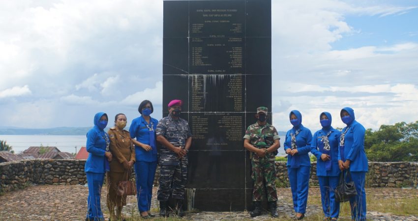 Mengenang Pendaratan Pasukan KKO di Banggai Laut, Danlanal Palu Kunjungi Monumen Trikora