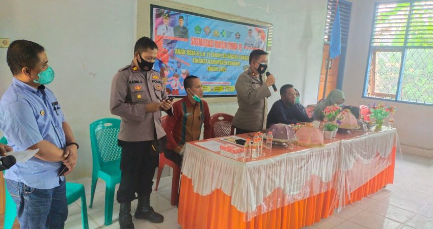 Siswa Siswi SDN 1 Unaaha Akan Segera Divaksin