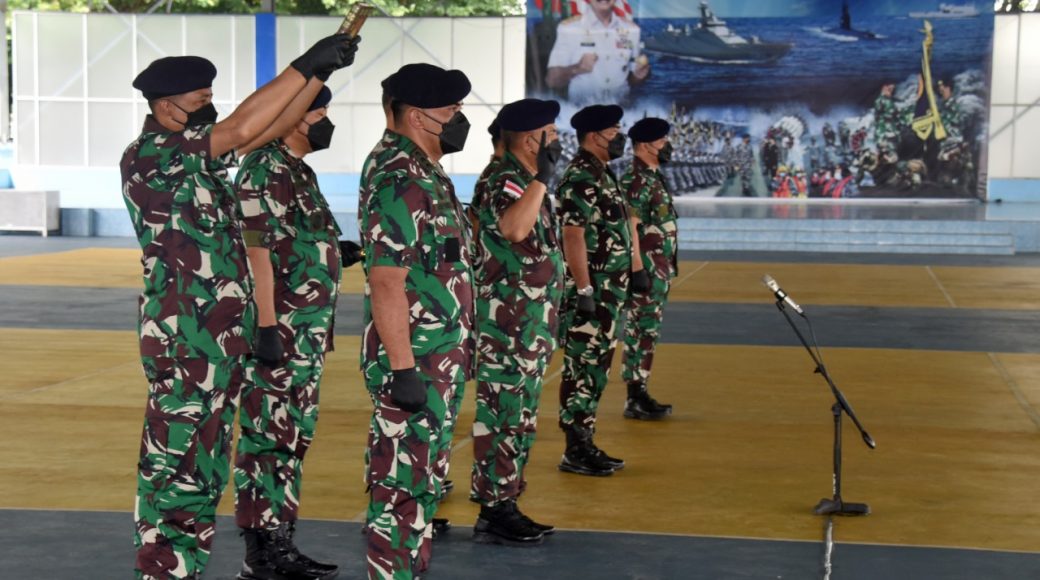Pangkoarmada II Pimpin Sertijab Empat Jabatan Strategis