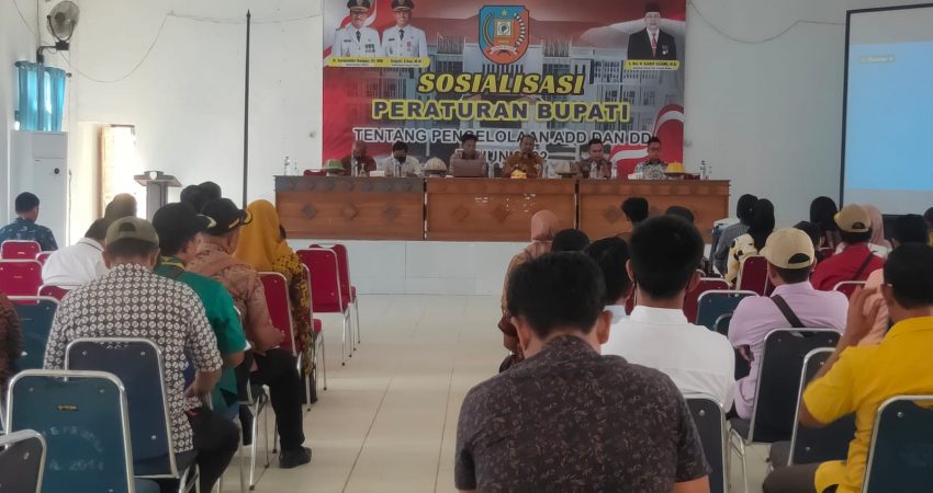 DPMD Konsel Gelar Sosialisasi Perbup Pengelolaan DD Tahun 2022
