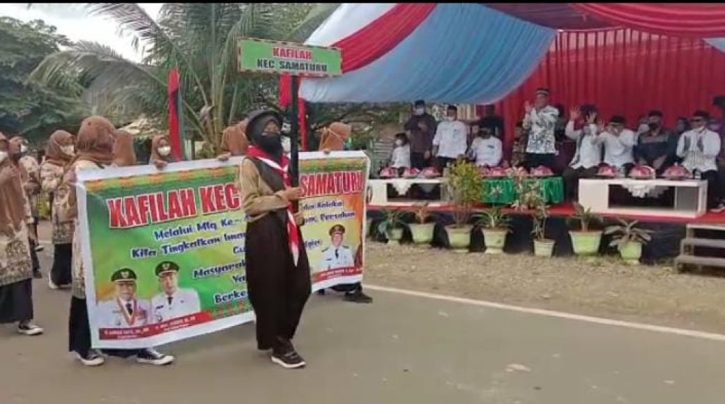 Pawai Taruf Warnai Pembukaan MTQ ke-46 di Kolaka